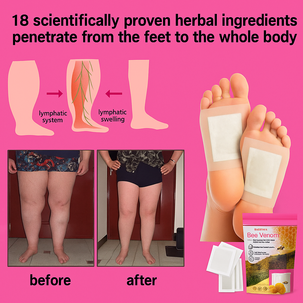 🔥 Bee Venom Detox Foot Patches!